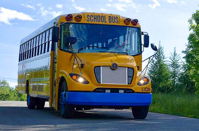 Lion Bus type c for larger school bus transportation needs is available from soderholm bus and mobility
